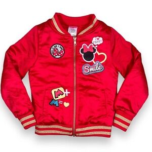 Disney and Mickey Girls Puffer Jqcket size Kids 5/6